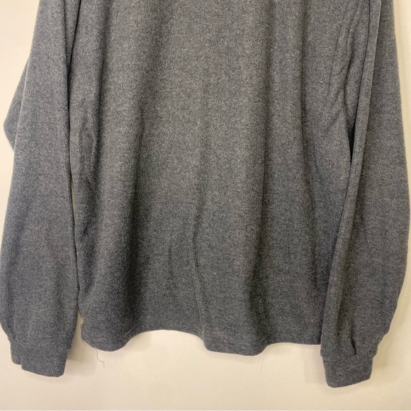 Men's The North Face Pull Over Gray Sweater Hiking Outdoors Size Large Crew Neck - Picture 10 of 11